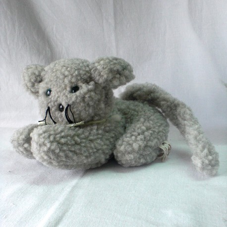 Kuscheltier Katze "Minka" grau