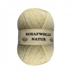 Schurwolle 100% Schafwolle natur-weiß 3f NS3