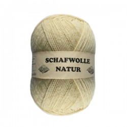 Schurwolle 100% Schafwolle natur-weiß 6f NS5