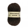 Schurwolle 100% Schafwolle braun 3f NS3