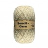 Schurwolle 100% Schafwolle Bouclegarn natur 2f NS3-4