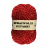 Schurwolle 100% Schafwolle rot meliert 3f NS3-4