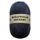 Schurwolle 100% Schafwolle blau meliert 3f NS3-4